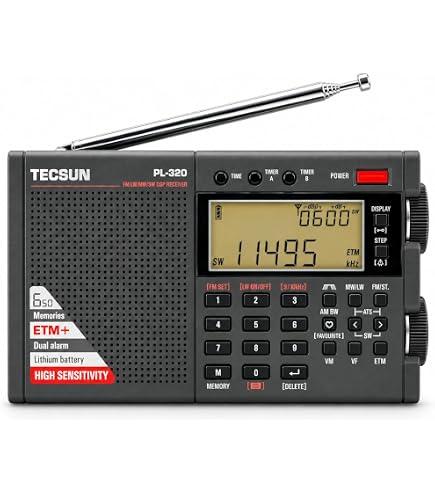 Amazon.co.jp: Tecsun Digital PL330 AM/FM/LW/SW Worldband Radio