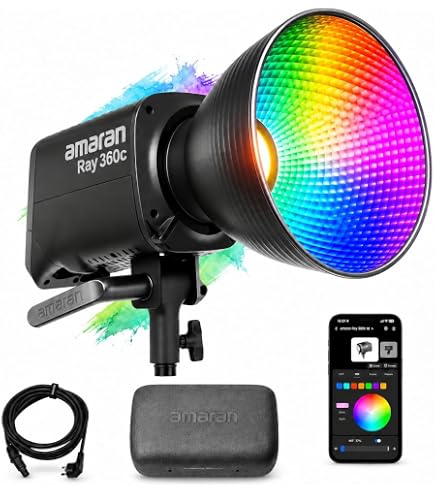 Amazon | Aputure Amaran COB 60d SシリーズビデオLĒDライト 色温度