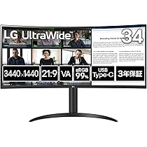 いるか LG ウルトラワイドモニター 34WR55QC-B / 34インチ Amazon.co.jp: 34WR55QK-B LG UltraWide 34型 UWQHDウルトラ