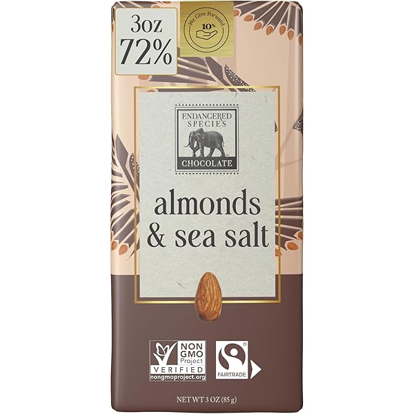 Amazon | CHOCOLOVE Almonds & Sea Salt in Dark Chocolate チョコラブ