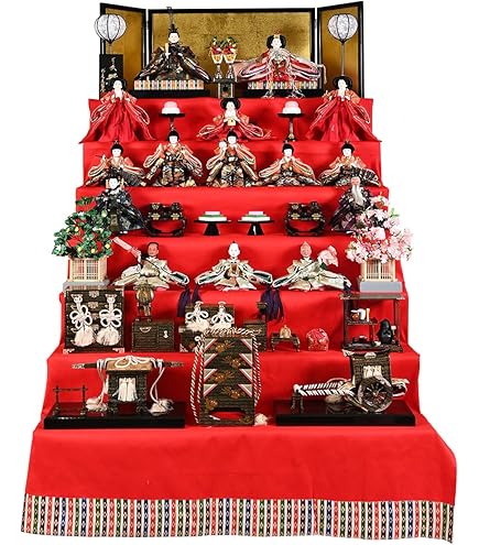 久月7段飾り雛人形 楽天市場】【クーポン利用で5%OFF】雛人形 久月 ひな人形 三段飾り 三