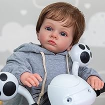 Amazon.co.jp: 60CM 巨大な赤ちゃん青い目リボーンドール男の子