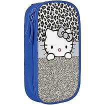 Amazon.co.jp: ヒョウ柄 ハローキティ ペンケース 筆箱 大容量