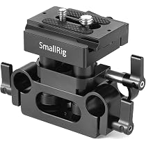 Amazon | SmallRig 15mmロッドサポートシステムベースプレート