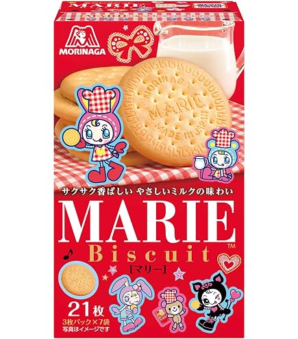 Amazon.co.jp: 森永製菓 マリー 7袋（21枚入）×4箱入 : 食品・飲料