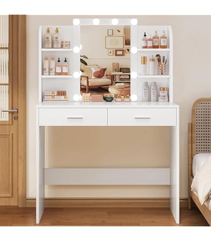 Amazon｜MALM マルム ドレッサー - ホワイトステインオーク調 120x41