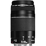 Canon EFレンズ EF75-300mm F4-5.6 IIIズームレンズ 望遠 並行輸入品 黒