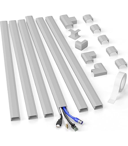 126in Cord Hider Kit, Wire Hiders For TV On Wall, Paintable Cable - View #8