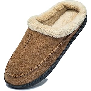 [DEENOR] ルームシューズ メンズ スリッパ 暖かい 冬用サンダル ボア付き ルームスリッパ あったか 滑り止め…