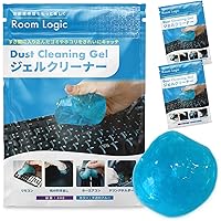 Room Logic ジェルクリーナー キーボード 車内 掃除 スライム 強吸着 ゴミ ホコリ 繰り返し使える (80g×3袋)