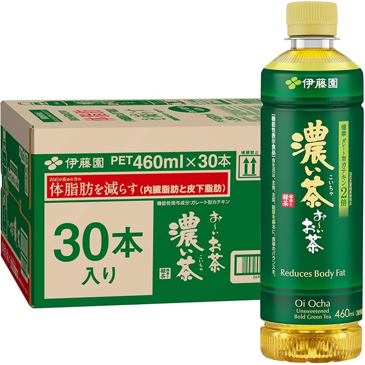 Amazon.co.jp: 伊藤園 おーいお茶 濃い茶 [機能性表示食品] 525ml×24本