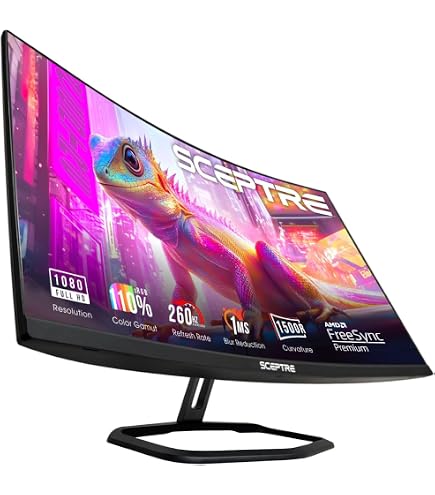 SCEPTRE カーブゲーミング32インチモニター Amazon.co.jp: SCEPTRE カーブ 32インチ FHD 1080p ゲーミングモニター