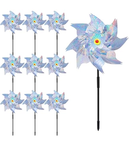 鳥よけ 風車 鳩よけ カラス 撃退 レーザー防鳥風車 反射撃退 カラス避け 5個 Amazon.co.jp: Itisyou 鳥よけ 風車 鳩よけ 風車 カラス 撃退 レーザー