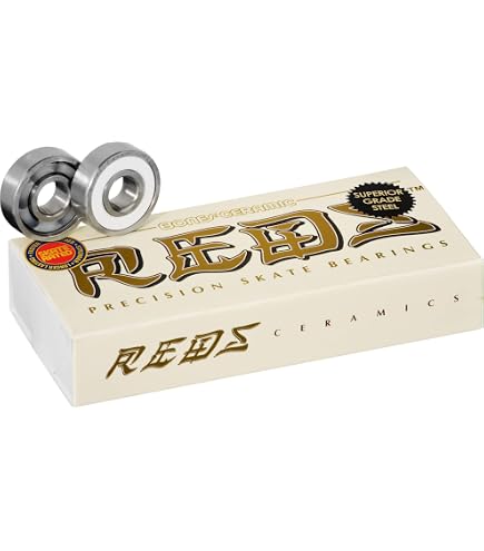 Bones Swiss Ceramic Skateboard Bearings 8 Pack : Amazon.sg
