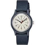 [TIMEX] 腕時計 オリジナルキャンパー ３６ｍｍ クリーム 文字盤 レジン ポリカーボネイト クォーツ 日本製ムーブメント 36MM America アメリカ Watch TW2U84200 ネイビー