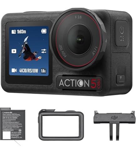 Amazon.co.jp: DJI Action Camera, Osmo Action 4, Essential