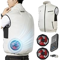 Amazon.co.jp: [Sintu] 空調ウェア ファン付きベスト 空調作業服