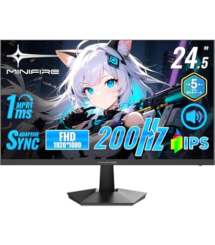 Amazon.co.jp: IO-DATA KH2460V-ZX 23.6型 ゲーミングモニター