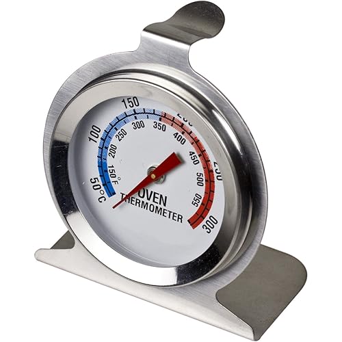 Davis & Waddell D20144 Essentials Stainless Steel Oven Thermometer D6x7cm 50°C to 300°C Temperature Range