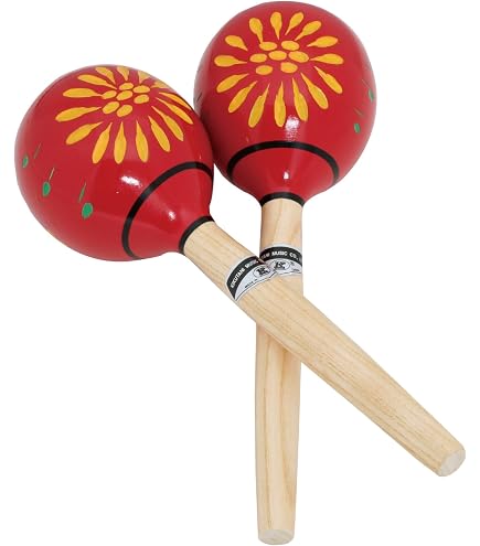 Amazon.co.jp: キクタニ (Kikutani) マラカス 丸型 1ペア レッド MA