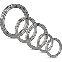 Amazon.co.jp: KeyUnity カラビナ キーホルダー チタン KM08 S字