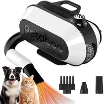 Amazon | Petaboo コードレス犬 猫の毛バリカン掃除機 【13000Pa 40dB