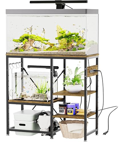 Amazon | GEX AQUA RACK スチールスタンド 上下2段設置可能 耐荷重