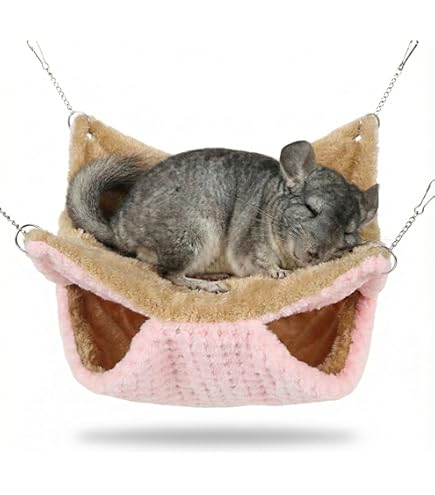 Amazon.co.jp: 【かじられにくい金具式】TiDaOne チンチラ ハンモック