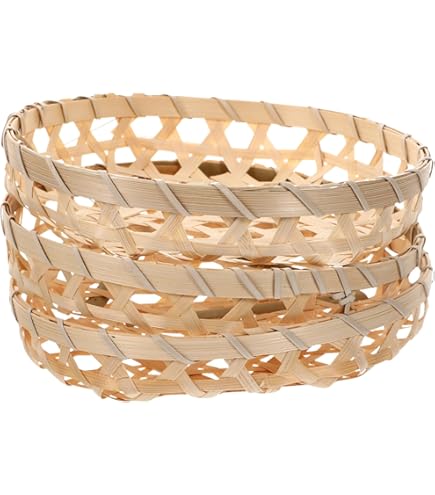 Amazon.co.jp: トータル通販 竹三ツ足丸カゴのみ 尺0 820-23004(Z982