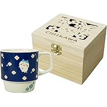 Amazon.co.jp: ちいかわ 公式ライセンス ハチワレ マグカップ 木製