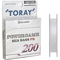 Amazon.co.jp: 東レ(TORAY) パワーゲーム シーバスPE 200m ホワイト
