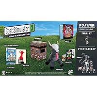 Goat Simulator 3 「GOAT IN A BOX」エディション【同梱物】ヤギ小屋風BOX & ヤギのぬいぐるみ & スチールブック & サウンドトラックCD & 両面ポスター & ポストカードセット & デジタル特典:「搾乳前」ギア &