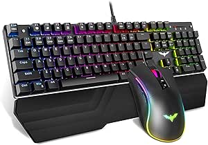 サクラチェッカー】HAVIT メカニカルキーボード 青軸 ユニバーサル版 