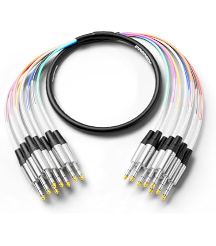 Amazon.co.jp: Hosa DTP802 Snake Cable DB25 To 8 x TRS 6.6Ft DB25