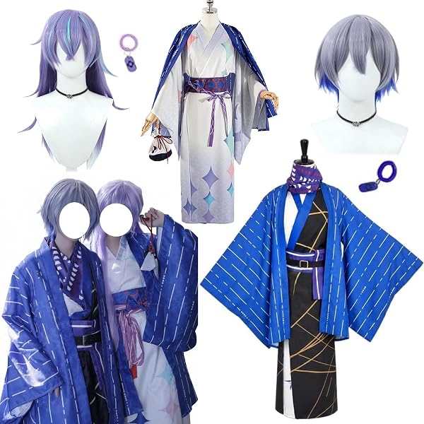 Amazon.co.jp: ｢LemonCOS｣ 小柳ロウ コスプレ衣装 極楽湯 浴衣 星導晶