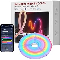 Amazon | SwitchBot RGBIC ネオンライト LEDテープライト - スイッチ