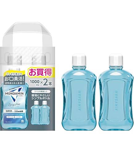 MONDAMIN マウスウォッシュ マイルドミント　クリアミントセ 1000ml モンダミン クリアミント / モンダミン(マウスウォッシュ・スプレー