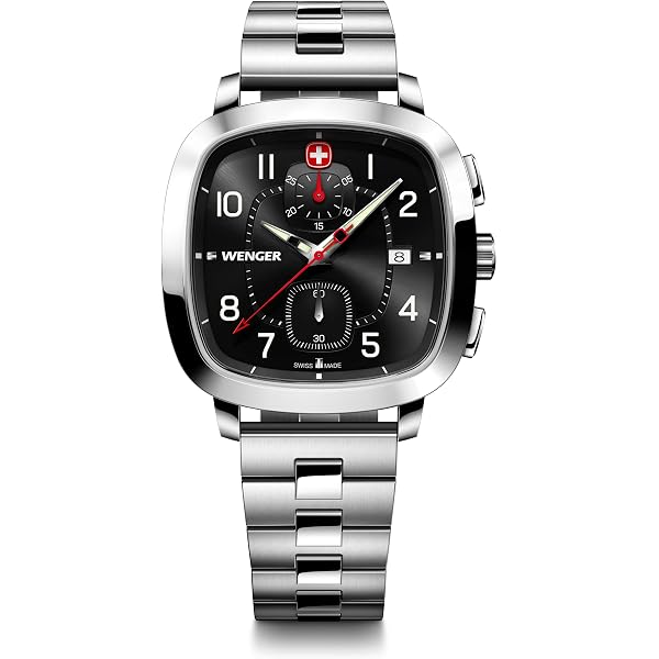 Amazon | WENGER(ウェンガー) VINTAGE CLASSIC CHRONO 腕時計 メンズ 