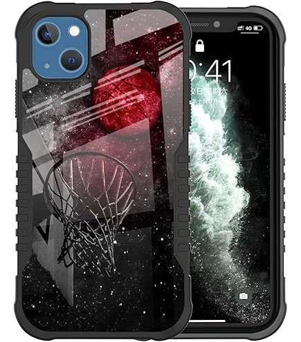 Compatible With IPhone 13 Case Clear Shockproof Silicone Phone Cases Ring Holder Supports Magnetic Car Mount 360 Rotation Kickstand Thin Soft Tpu Protecti