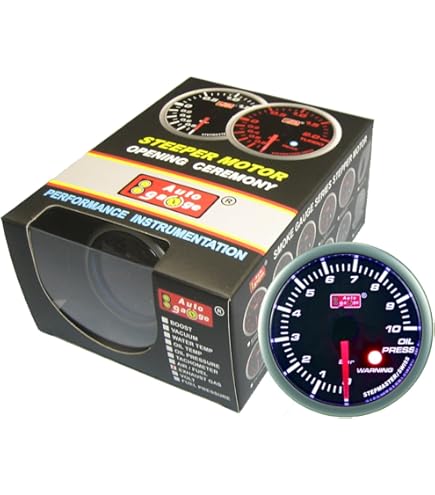 Amazon.co.jp: MARSHALL マーシャル 60PSI オイルプレッシャー ゲージ 