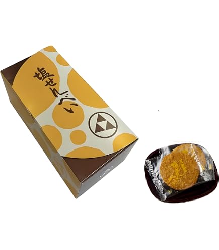 Amazon.co.jp: 三原堂本店 塩せんべい 30枚入り箱 紙袋付きセット