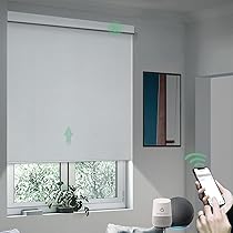 電動ロールスクリーン　2個セット116×116 突っ張り式　ブラインド　充電式 Amazon｜Yoolax 電動 ロールスクリーン 遮光 ロールカーテン