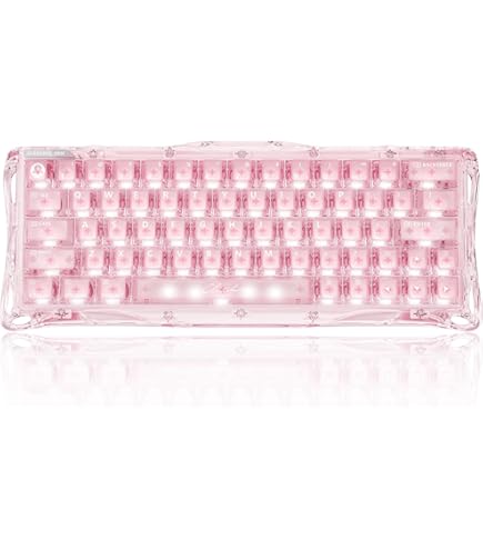 Amazon | YUNZII X71 メカニカルゲーミングキーボード 透明キー