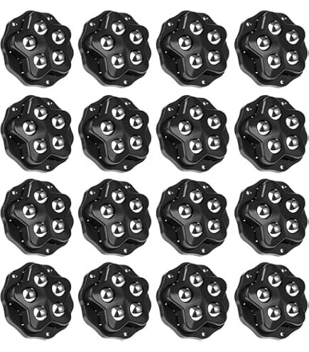 ●【未使用】FOOT MASTDR GD-80 レベリングキャスター 4個セット 家具 什器 機器などに【11118165】 レベリングキャスター : Master 業務用 ユーエイ GDR-80-F-NYN-FBL