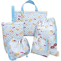 ♡6kidsmom♡☆レッスンバッグセット グログランレッドライン ♡6kidsmom♡☆レッスンバッグセット グログランレッドライン