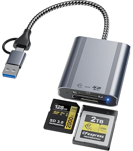 Amazon.co.jp: USB4 CFexpress 4.0 Type B カードリーダー、40Gbps