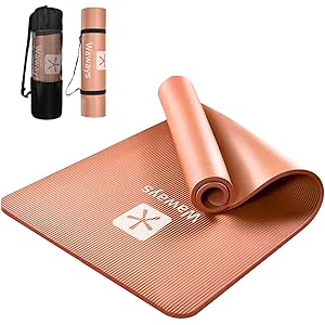 【2021年度版】ヨガマット トレーニングマット ピラティスマット エクササイズマット NBR素材 高密度 厚さ10mm…