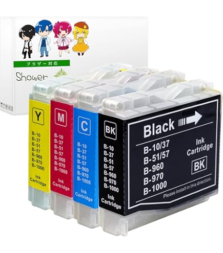 BROTHER インクカートリッジ セット Amazon.co.jp: ブラザー工業 【brother純正】インクカートリッジ4色