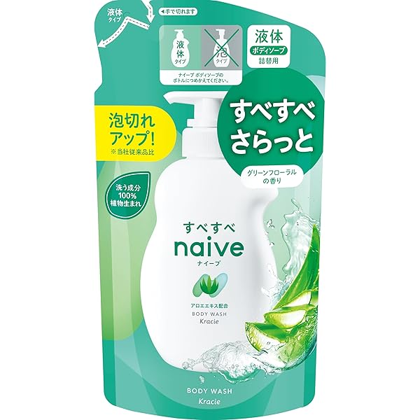 ナイーブ　泡　ボディソープ 泡だちがはやっ！ 泡もちがすごっ！ ナイーブ史上最高傑作 「The