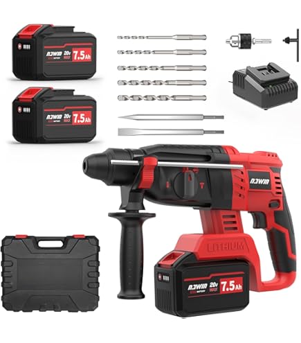 Amazon | ハンマドリル コードレスハンマードリル 18V 6000mAh大